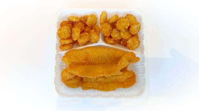 2 Catfish & Potato Tots