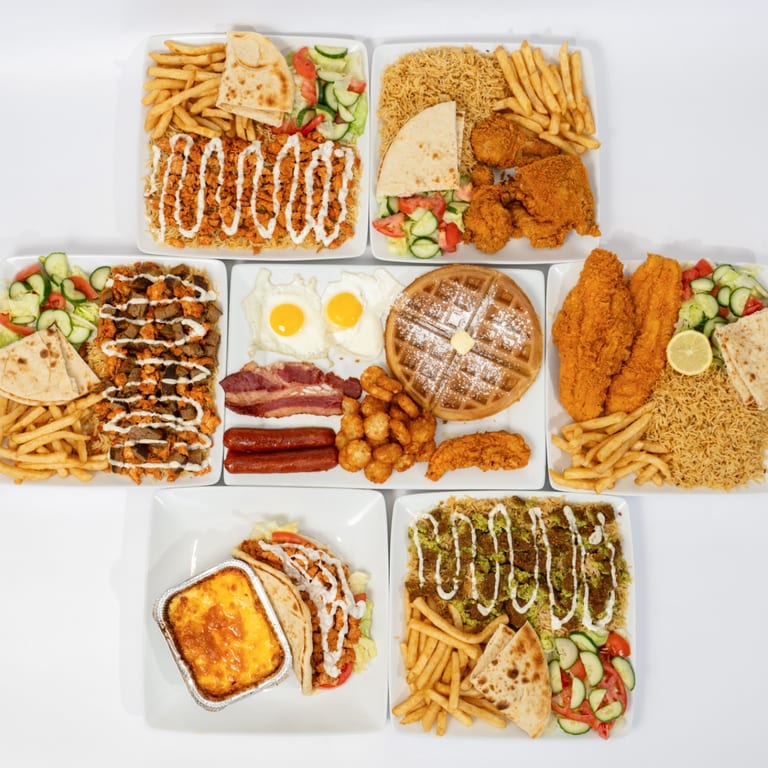 Southern Style Chicken & Waffle   &  Ahsan's Halal