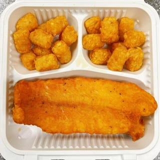 2 Catfish & Potato Tots