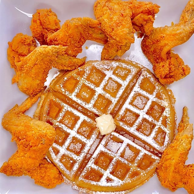 15 Wings & 3 Waffles.