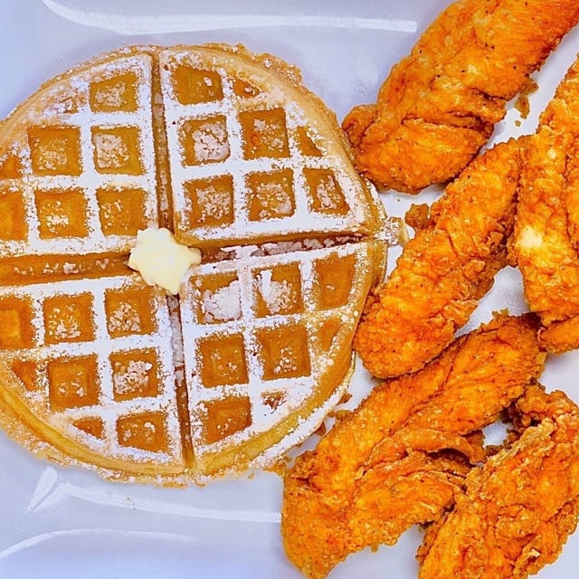 15 Tenders & 3 Waffles.