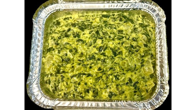 Homemade Creamed Spinach.