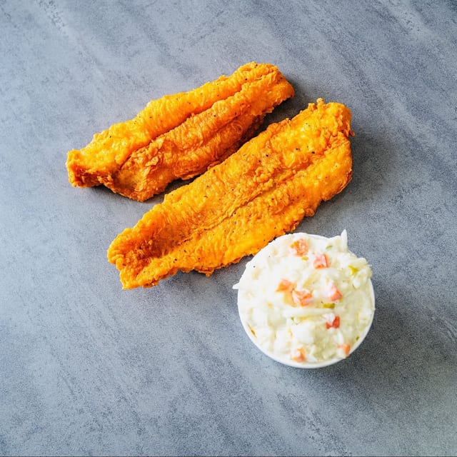 8 Catfish & 2 Sides.