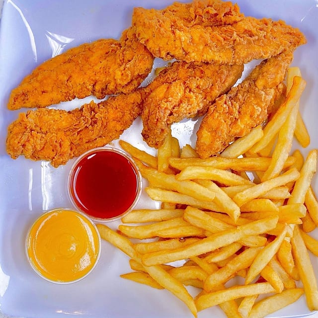 15 Tenders & 3 Sides.