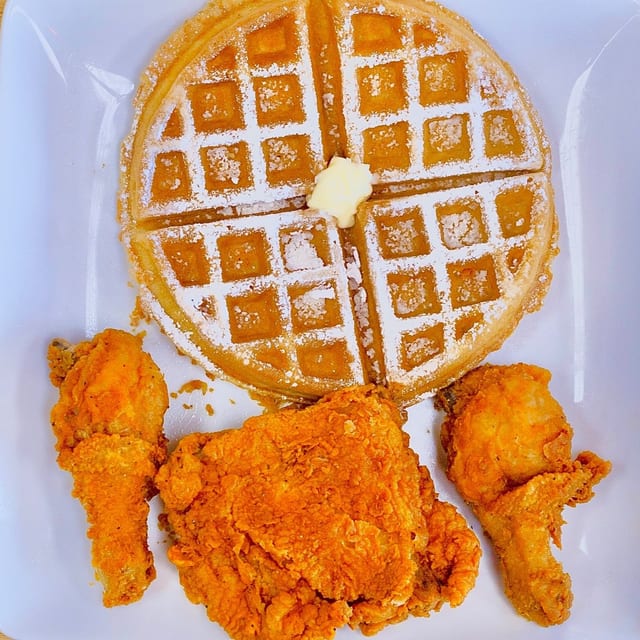 3 Dark Meat & Waffle.