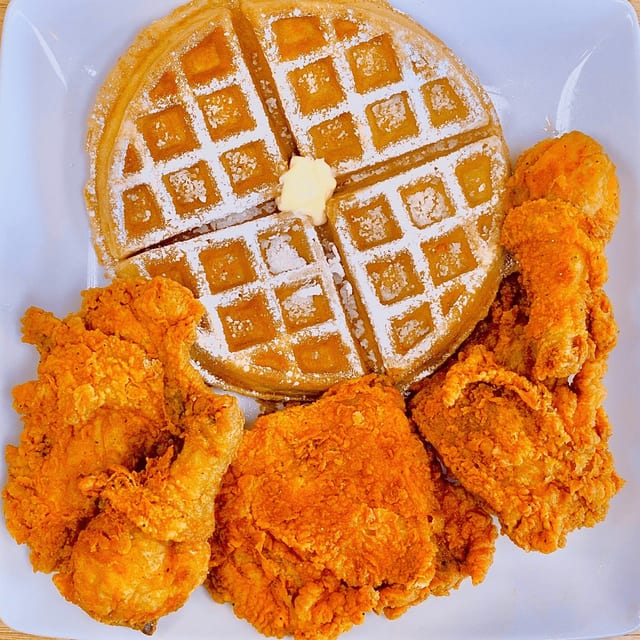 15 Dark Meat & 3 Waffles.