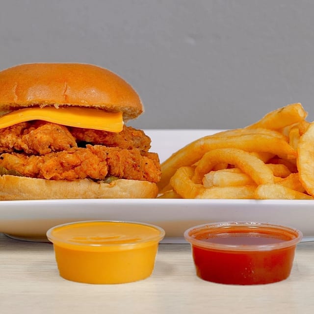 Regular Chicken Sandwich & 1 Side.