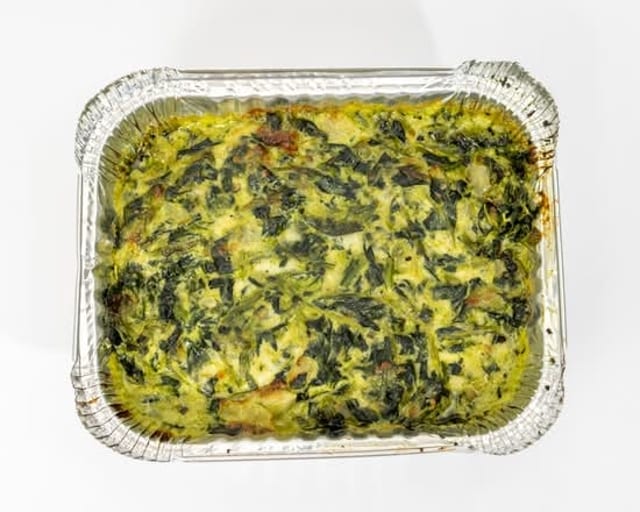 Homemade Creamed Spinach.