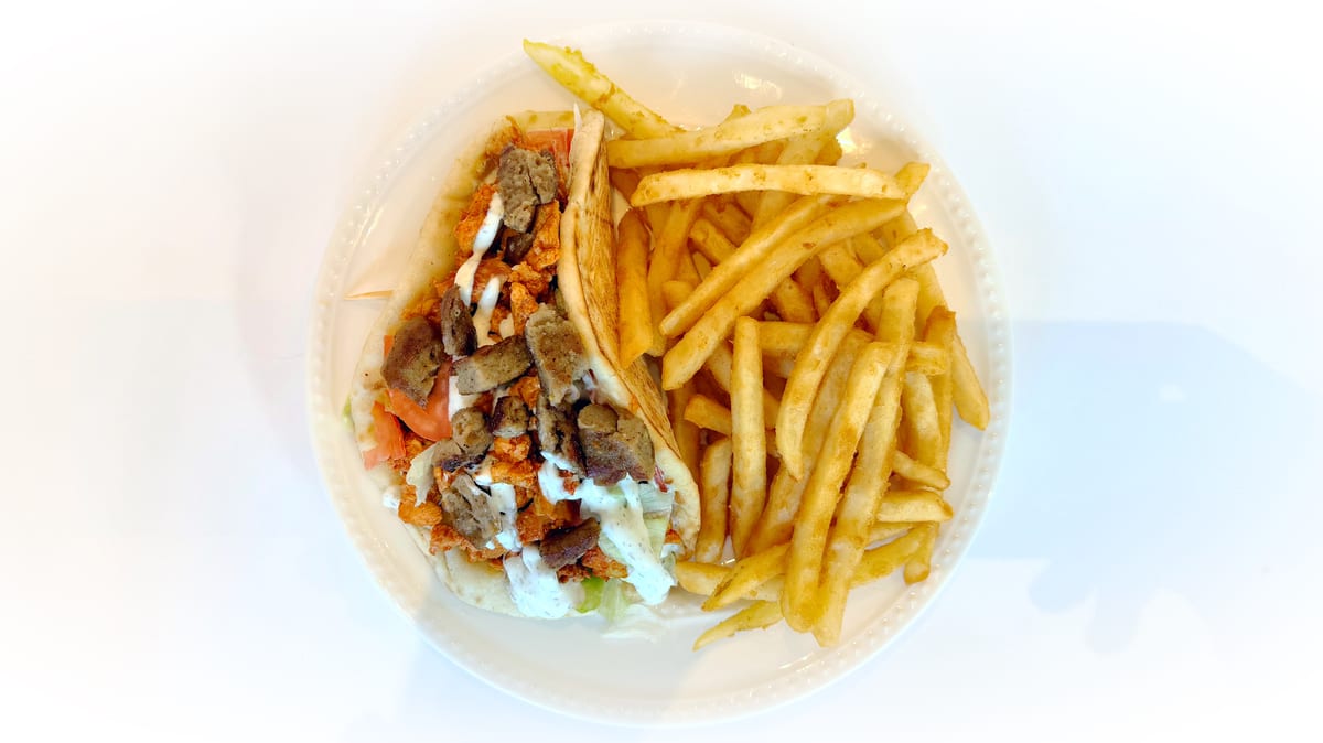 Chicken & Lamb Mix Gyro & 1 Side