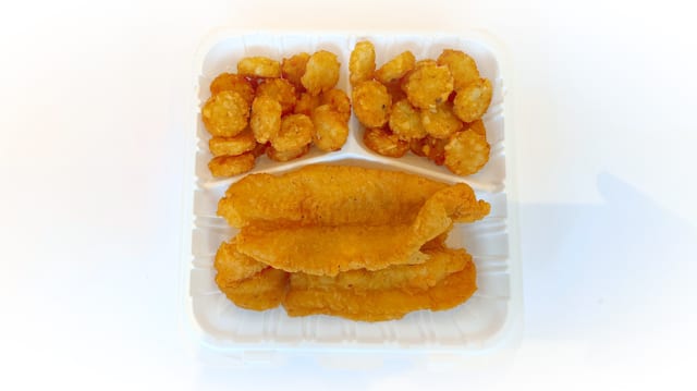 2 Catfish & Potato Tots